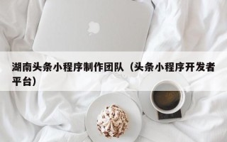 阳谷湖南头条小程序制作团队（头条小程序开发者平台）